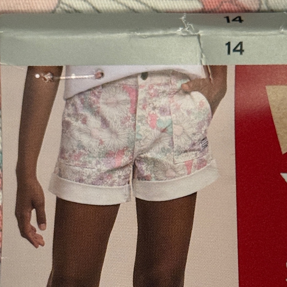 Levi's Pastel Floral Girls Shorts